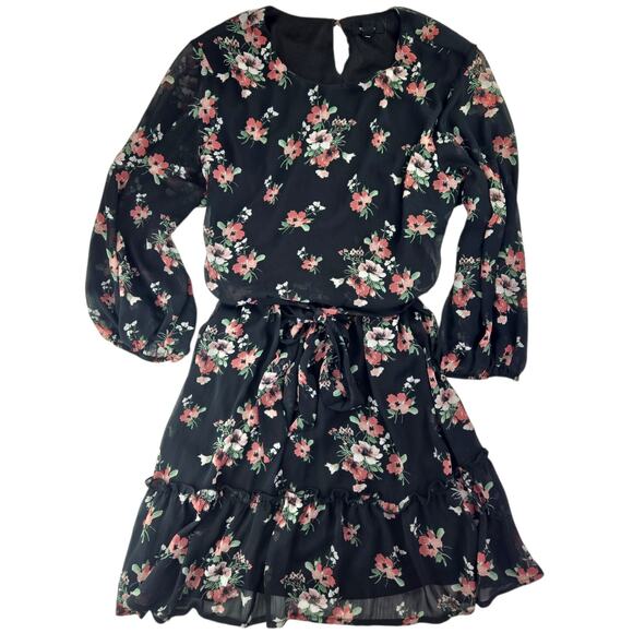 Tacera Dresses & Skirts - Tacera | Long Sleeve Floral Dress| Size XL